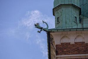 view of the Wawel Royal Castle in Krakow, Poland on a summer holiday day photo