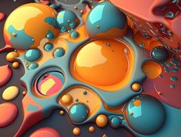 Abstract background with a colorful liquid shapes technology photo