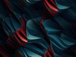 Dark abstract geometric grid pattern Seamless background created with technology photo