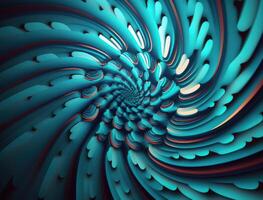 Colorful Swirling radial vortex background created with technology photo