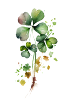 Happy St. Patrick's Day watercolor element. png