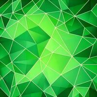 Geometric pattern of overlapping polygons in green tones. The image was created using . Geometric texture. photo