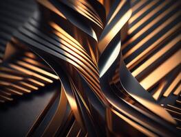 Modern technology abstract texture with diagonal metallic lines created with technology photo