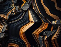Marble stone texture background material with elements of semi-precious stones and gold created with technology photo