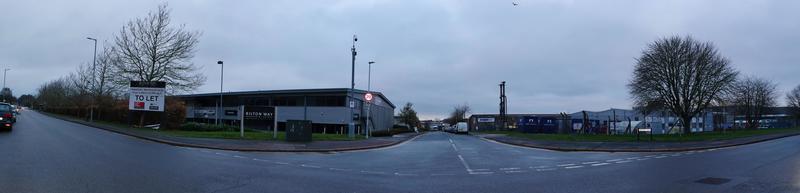 Beautiful View of Luton Town of England During Cloudy Sunset. Image Was Captured on 29-March-2023 at Centre of Luton City of UK. photo