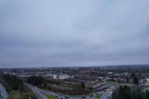 Beautiful View of Luton Town of England During Cloudy Sunset. Image Was Captured on 29-March-2023 at Centre of Luton City of UK. photo