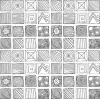 seamless pattern hand abstract motive vector