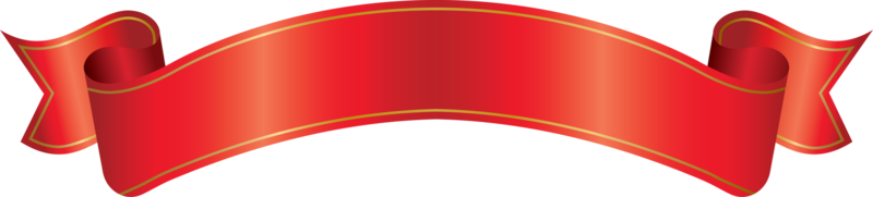bannière de ruban rouge png