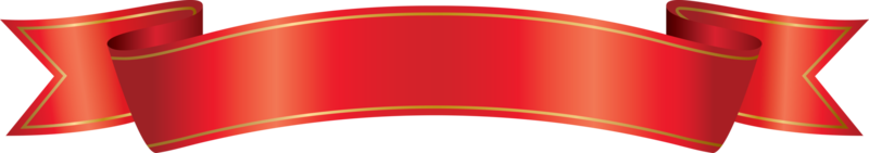 rött band banner png