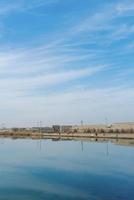 Bukhara, Uzbekistan. December 2021. Reservoir near Bukhara photo