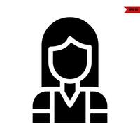 people glyph icon vector