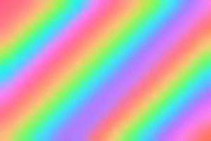 Rainbow gradient background. Abstract neon multicolored striped backdrop. Unicorn bright blurred illustration. Vector