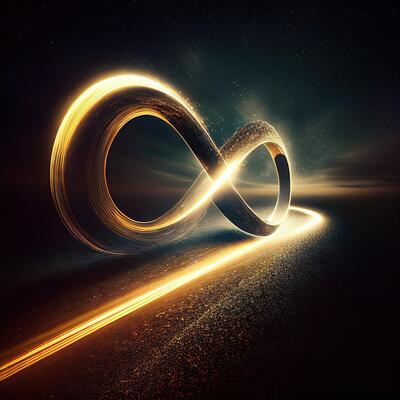 infinity sign with anchor wallpaper