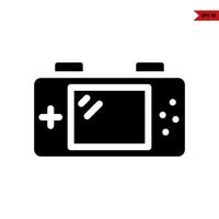 game console glyph icon vector