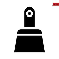 dustpan glyph icon vector