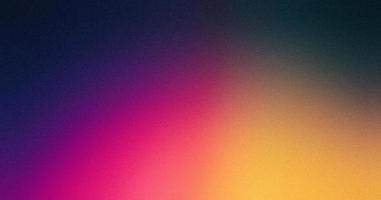 Vibrant color gradient on dark grainy background, pink yellow magenta purple abstract header poster design, vivid colors noise texture photo