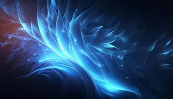 Abstract light effect blue texture background, photo