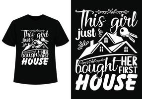 Homeowner tshirt design vector