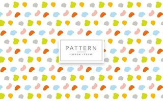 Colorful polka dots pattern background vector