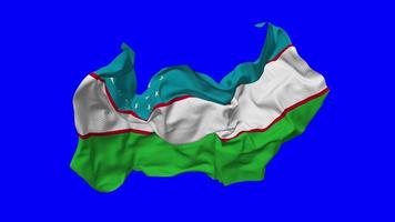 bandera sin costura bucle volador en viento, serpenteado bache textura paño ondulación lento movimiento, croma llave, luma mate selección de bandera, 3d representación video