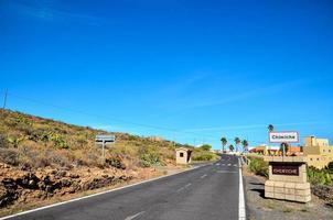 Road in the countryside photo