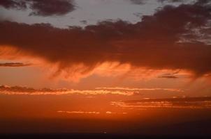 Colourful sky at sunset photo