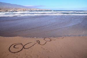 hermosa playa en tenerife foto