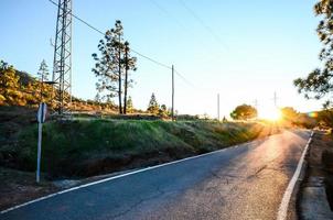 Road in the countryside photo