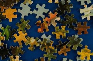 Small puzzle pieces photo