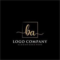 inicial licenciado en Letras femenino logo colecciones modelo. escritura logo de inicial firma, boda, moda, joyería, boutique, floral y botánico con creativo modelo para ninguna empresa o negocio. vector