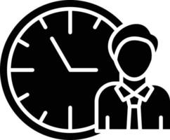 Vector Design Working Hours Icon Style