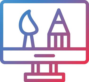 Vector Design Computer Graphic Icon Style