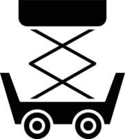 Vector Design Scissor Lift Icon Style