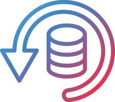 Vector Design Data Backup Icon Style