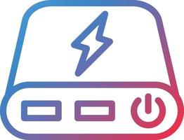 Vector Design Power Bank Icon Style