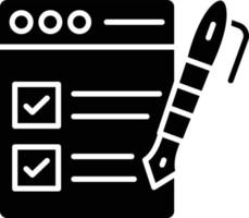 Vector Design Task List Icon Style