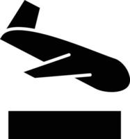 vector diseño aterrizaje icono estilo