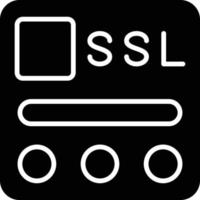 Vector Design SSL File Icon Style