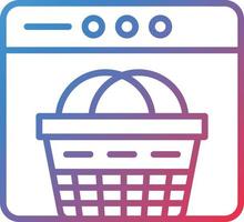 Vector Design Ecommerce Webpage Icon Style