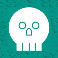 icono de vector de calavera pirata