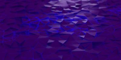 Triangle abstract background. Blue background, 3d rendering. photo