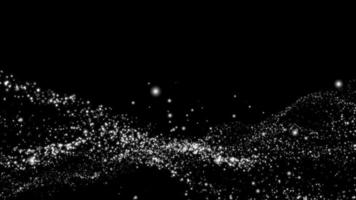 Glittering lights. Dark night sky with glowing stars. photo