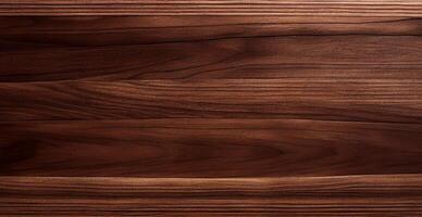 Pattern and panoramic dark light wood for background - AI Generated Image photo