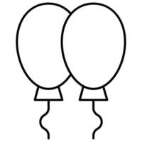 balloons icon for download vector