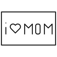 calendar mother day icon vector