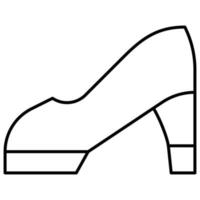 woman shoes icon for download vector