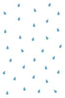 Seamless geometric pattern of blue large drops on a white background. Print for textiles, web design. vector