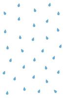 Seamless geometric pattern of blue large drops on a white background. Print for textiles, web design. vector