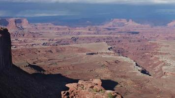 espaço de tempo do ther Rocha estruturas às canyonlands, utah, EUA video