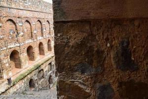 Agrasen Ki Baoli - Step Well situated in the middle of Connaught placed New Delhi India, Old Ancient archaeology Construction photo